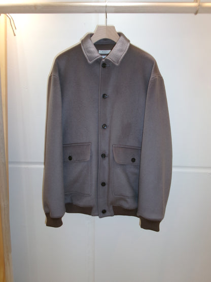 FUJI WOOL MELTON BASIC BLOUSON