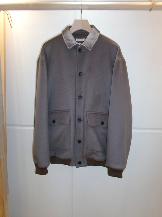 FUJI WOOL MELTON BASIC BLOUSON