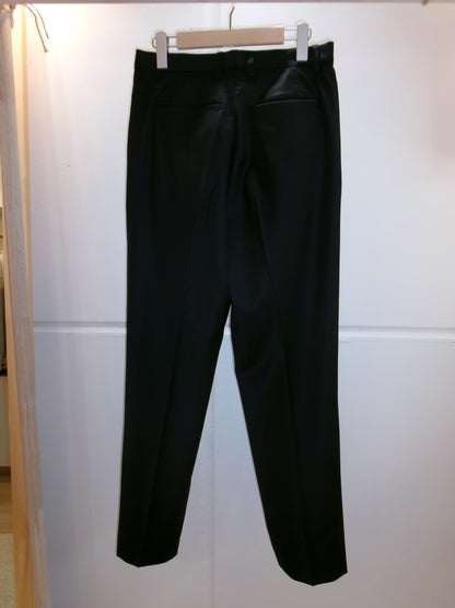 FUJI WOOL SILK TWO TUCK SLACKS