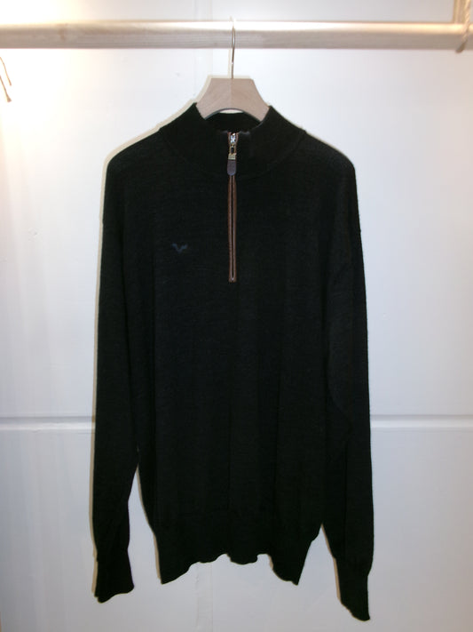 Half-zip knit