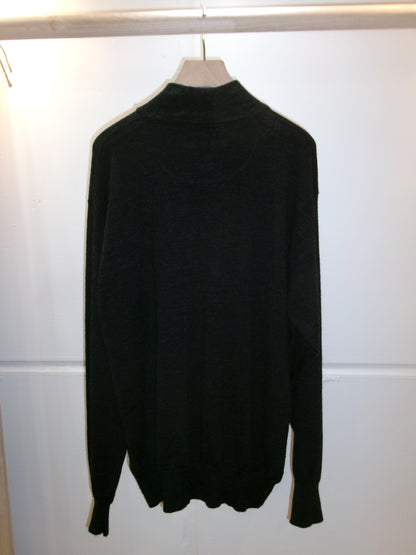 Half-zip knit