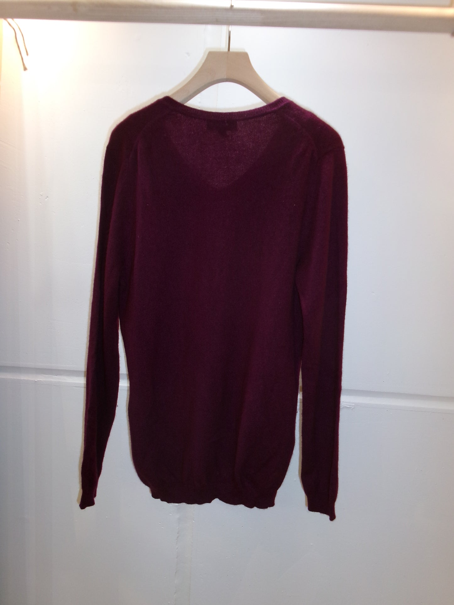 Purple cashmere knit