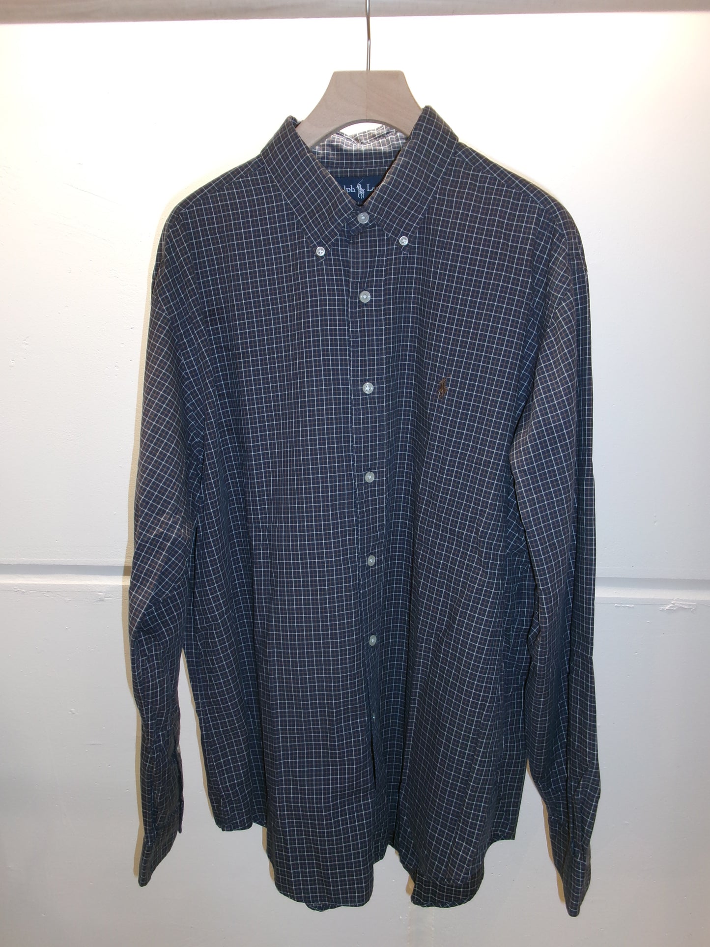 Ralph Lauren Navy Check Shirt