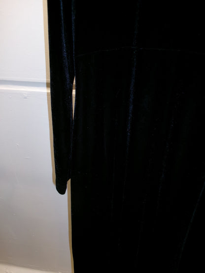 Velvet long dress
