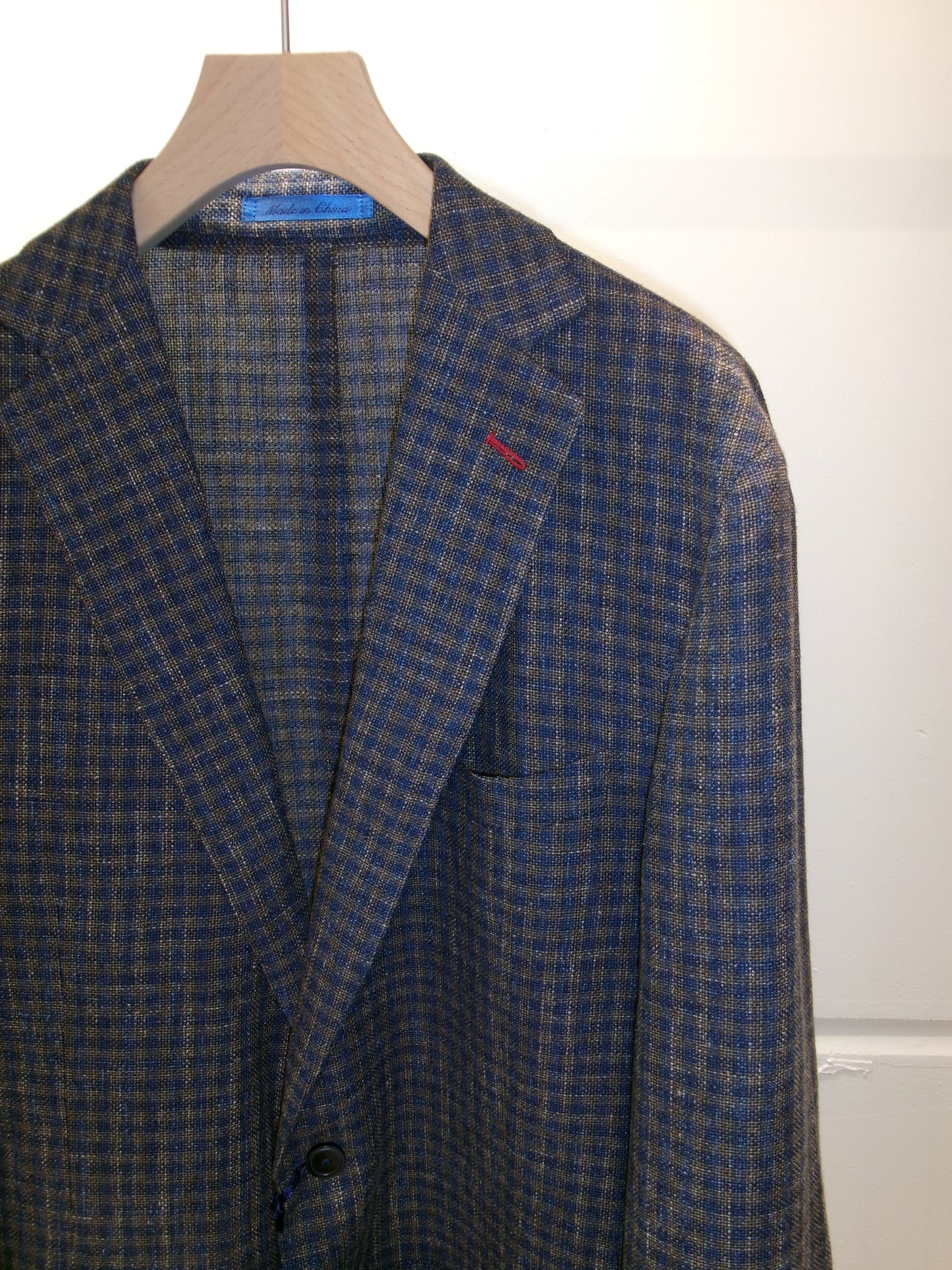 Blue check pattern, new old stock jacket