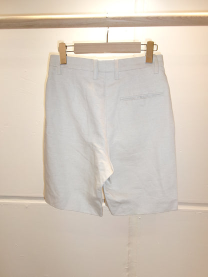 Hermès by Martin Margiela Cotton Linen Tailored Shorts