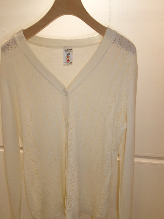 Lace Knit Cardigan – Ivory