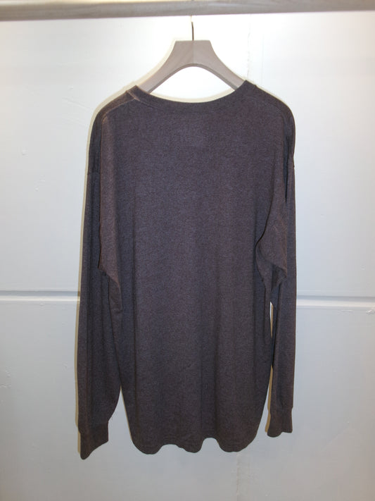 JERZEES Brown long sleeve T-shirt