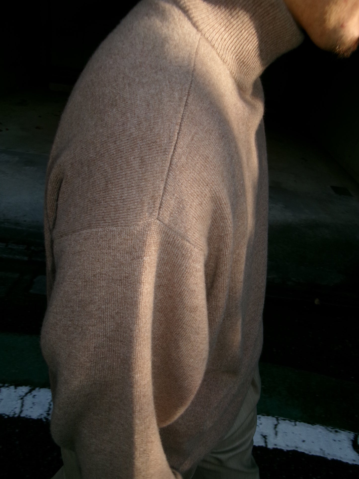 FUJI　WOOL CASHMERE HIGH NECK KNIT