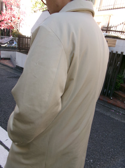 FUJI COTTON TWIL PADET COAT-BEIGE-