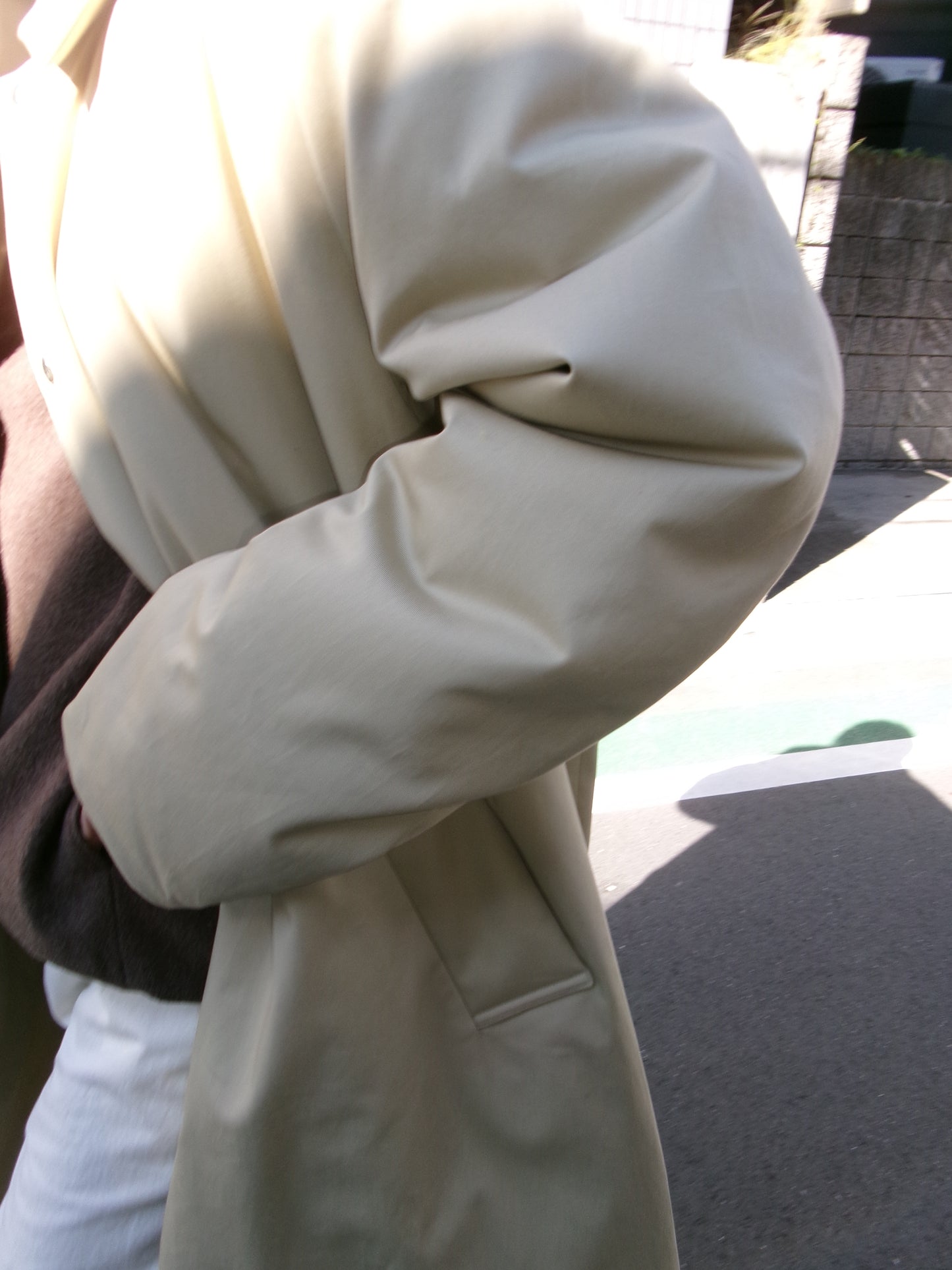 FUJI COTTON TWIL PADET COAT-BEIGE-