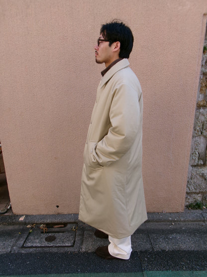 FUJI COTTON TWIL PADET COAT-BEIGE-