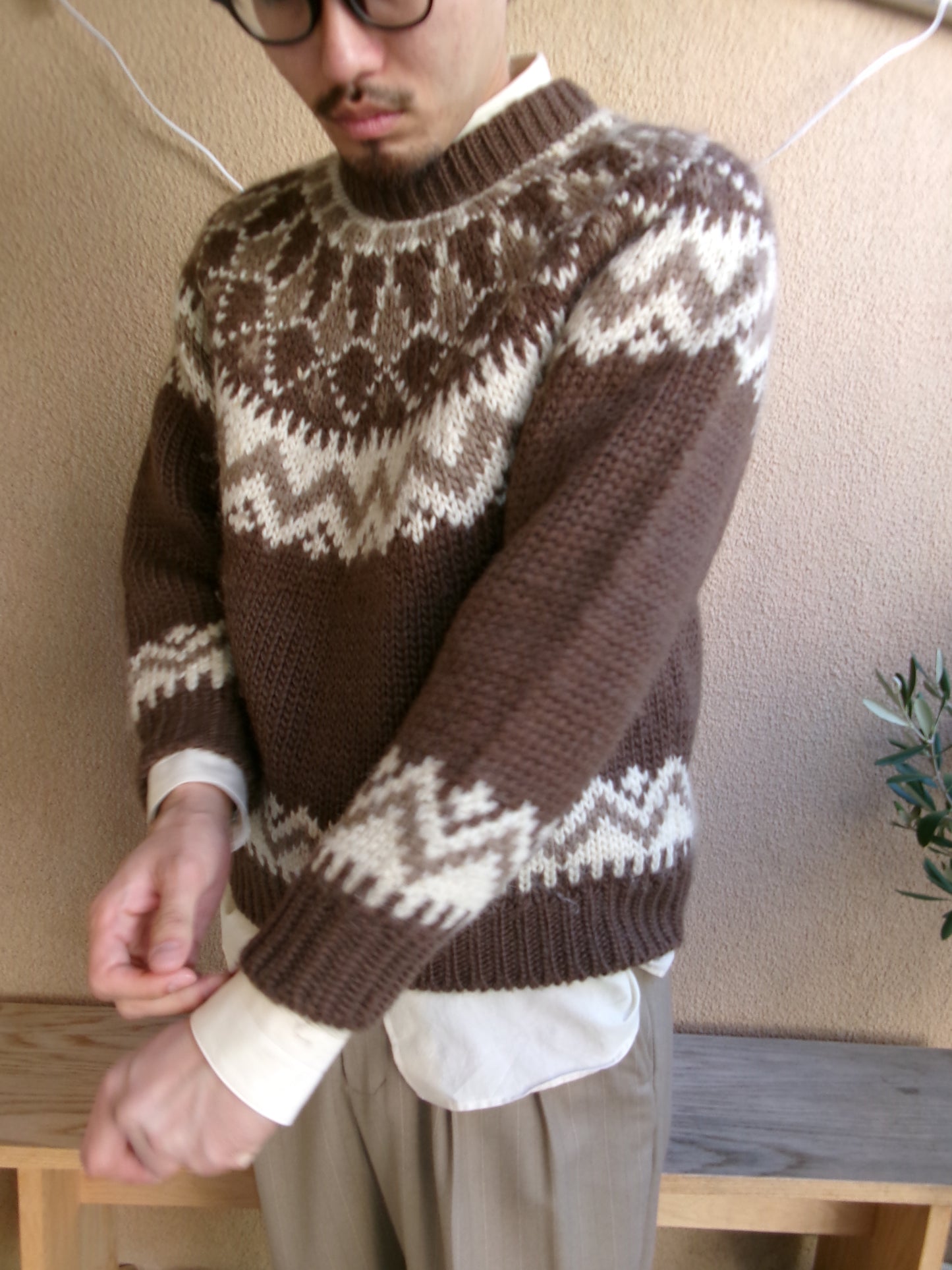 Cocoa Snow Knit