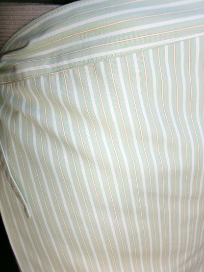 FUJI COTTON STRIPE PADET WRAP SKIRT