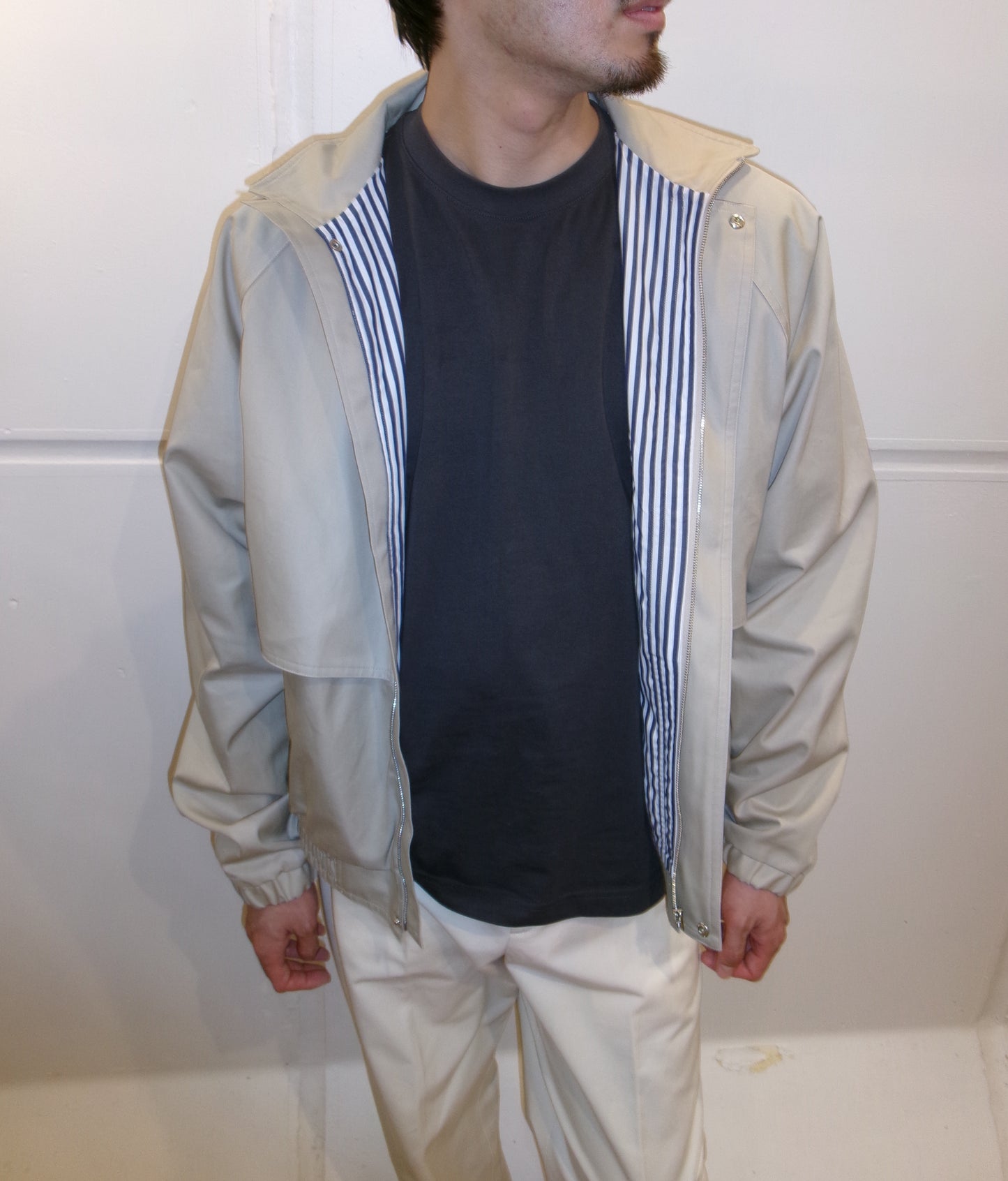 FUJI COTTON RAGLAN MOUNTAIN JACKET-BEIGE-