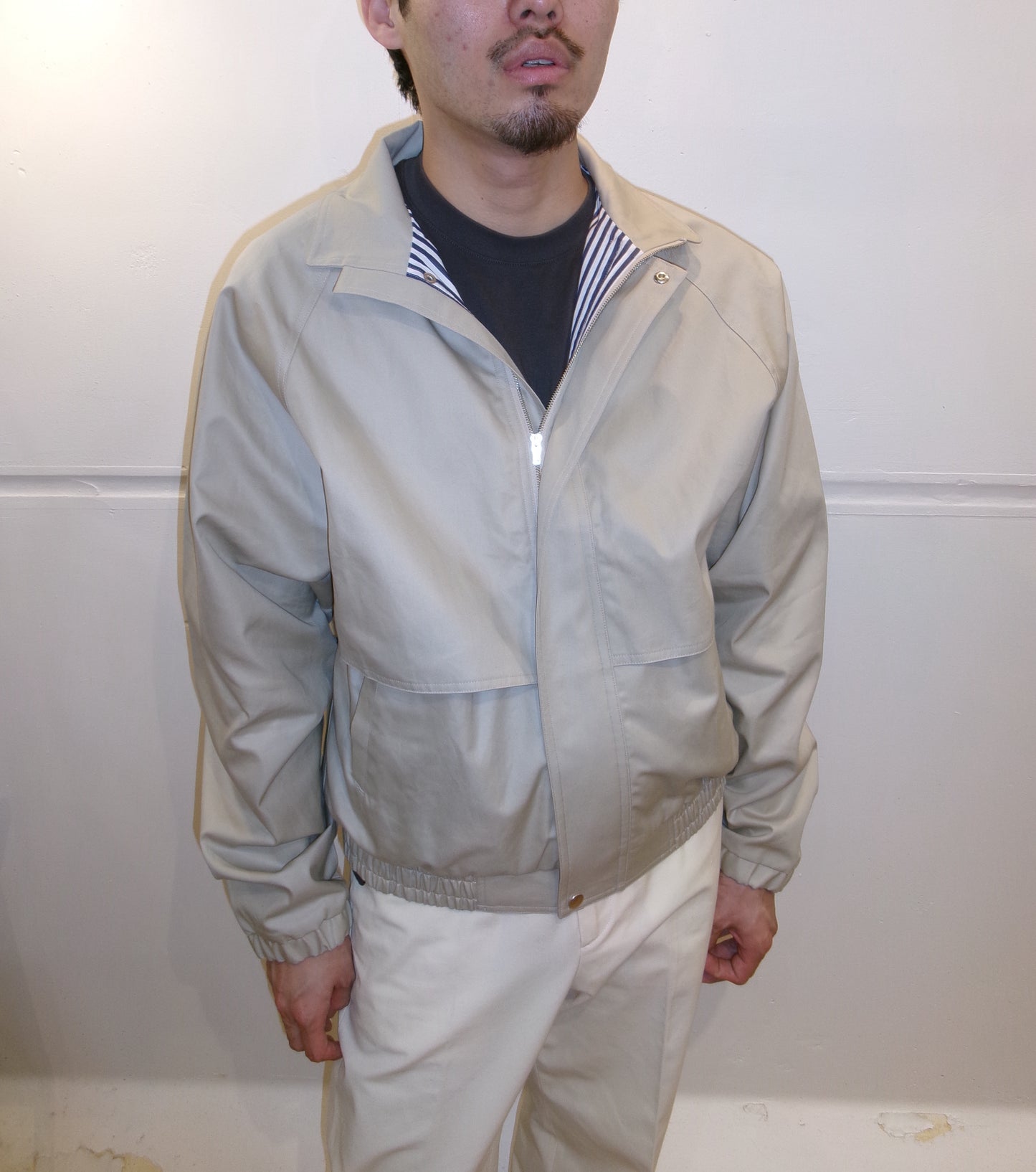 FUJI COTTON RAGLAN MOUNTAIN JACKET-BEIGE-