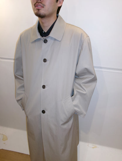 FUJI STAINCOLLAR BELTED COAT