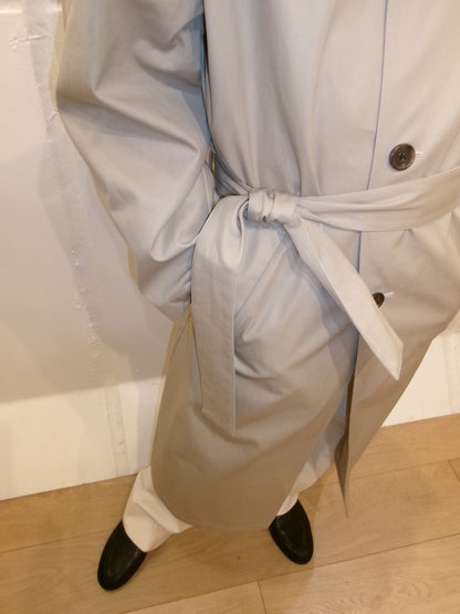 FUJI STAINCOLLAR BELTED COAT