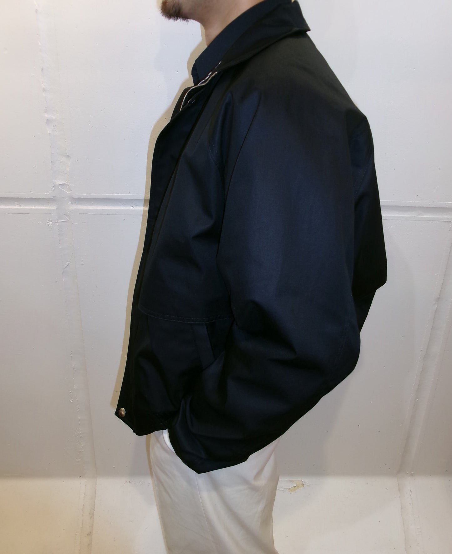 FUJI COTTON RAGLAN MOUNTAIN JACKET-BLACK-