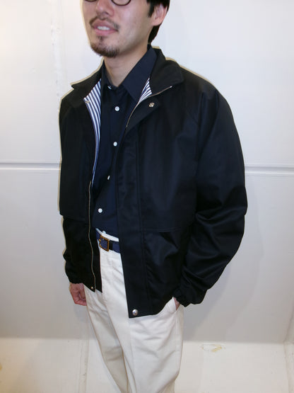 FUJI COTTON RAGLAN MOUNTAIN JACKET-BLACK-