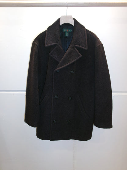 J.CREW  90's dark brown wool coat