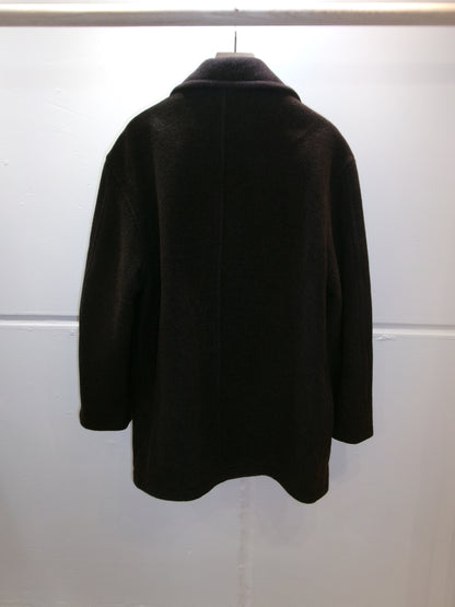 J.CREW  90's dark brown wool coat
