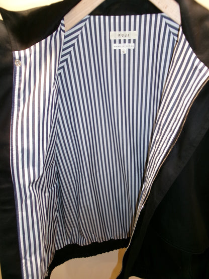 FUJI COTTON RAGLAN MOUNTAIN JACKET-BLACK-