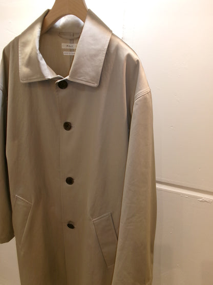 FUJI STAINCOLLAR BELTED COAT