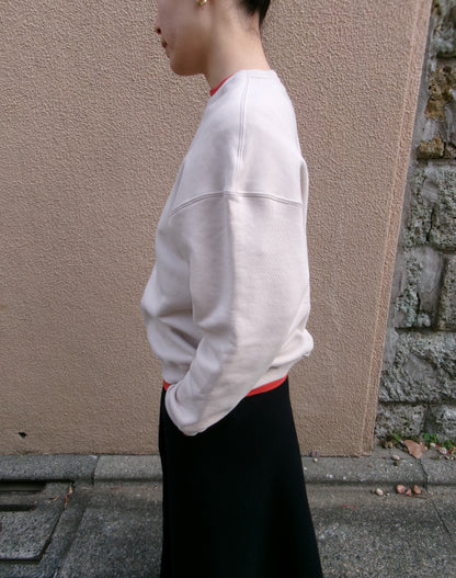 FUJI CREW NECK SWEAT- PINK-