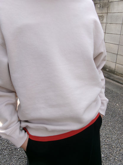 FUJI CREW NECK SWEAT- PINK-