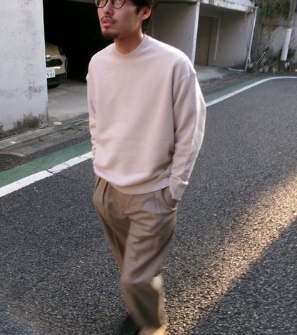 FUJI CREW NECK SWEAT- PINK-