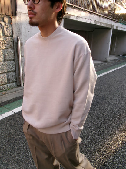 FUJI CREW NECK SWEAT- PINK-