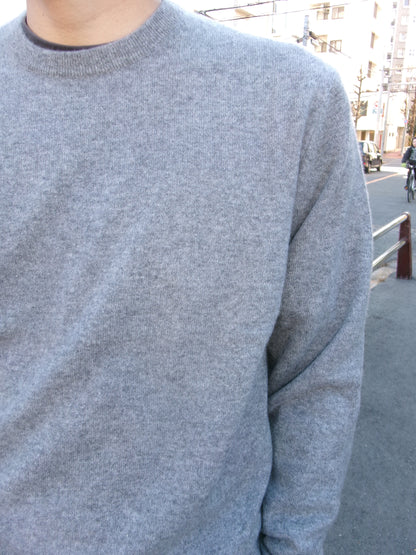 daily store original cashmere knit  -GRAY-