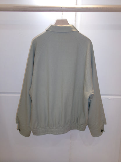 FUJI COTTON SILK RAGLAN BLOUSON -OLIVE-