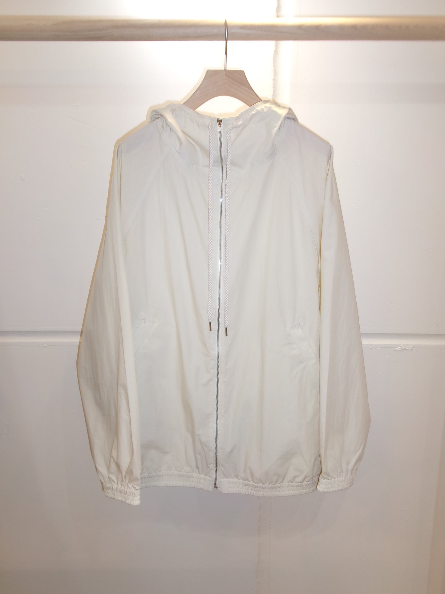 FUJI COTTON NYLON MOUNTAIN PARKA -IVORY-