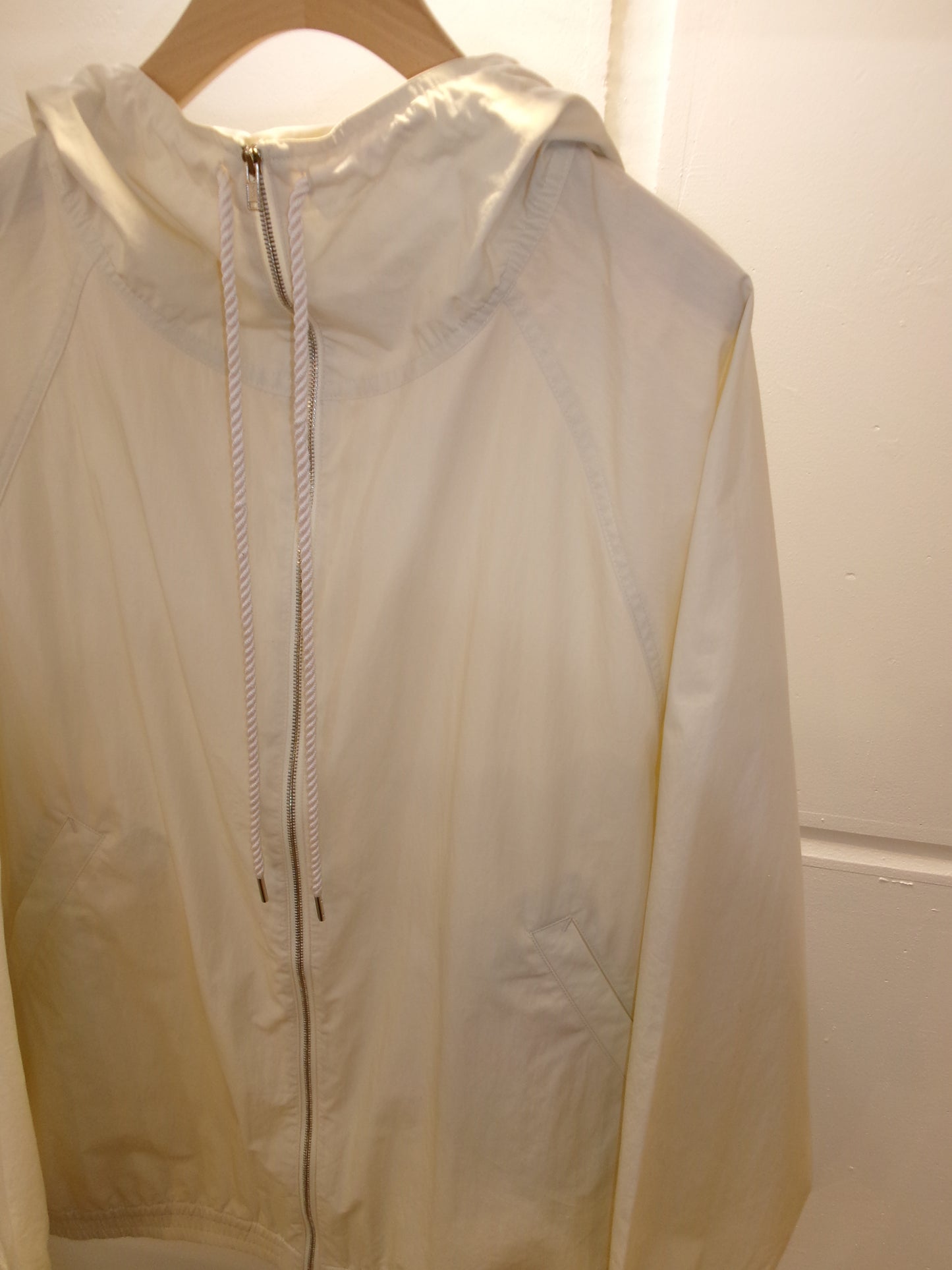 FUJI COTTON NYLON MOUNTAIN PARKA -IVORY-