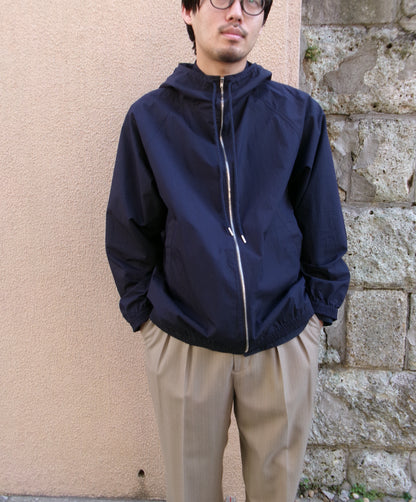 FUJI COTTON NYLON MOUNTAIN PARKA -NAVY-