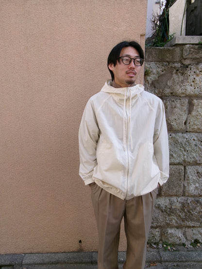 FUJI COTTON NYLON MOUNTAIN PARKA -IVORY-