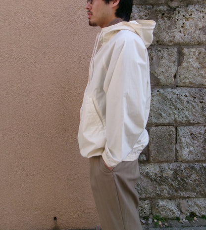 FUJI COTTON NYLON MOUNTAIN PARKA -IVORY-