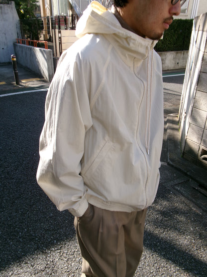 FUJI COTTON NYLON MOUNTAIN PARKA -IVORY-