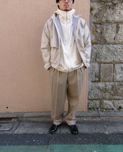 FUJI COTTON NYLON MOUNTAIN PARKA -IVORY-