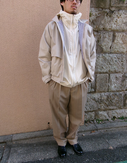 FUJI COTTON NYLON MOUNTAIN PARKA -IVORY-