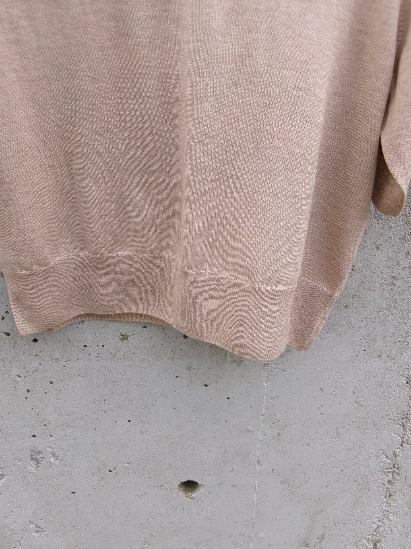 FUJI SILK CASHMERE S/S SKIPPER POLO-Women-