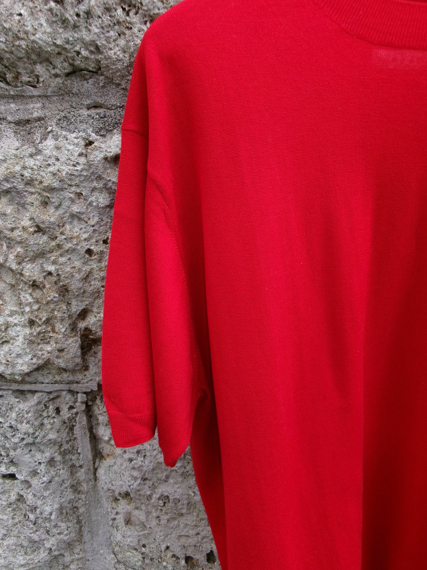 FUJI SILK CASHMERE S/S KNIT-Men-