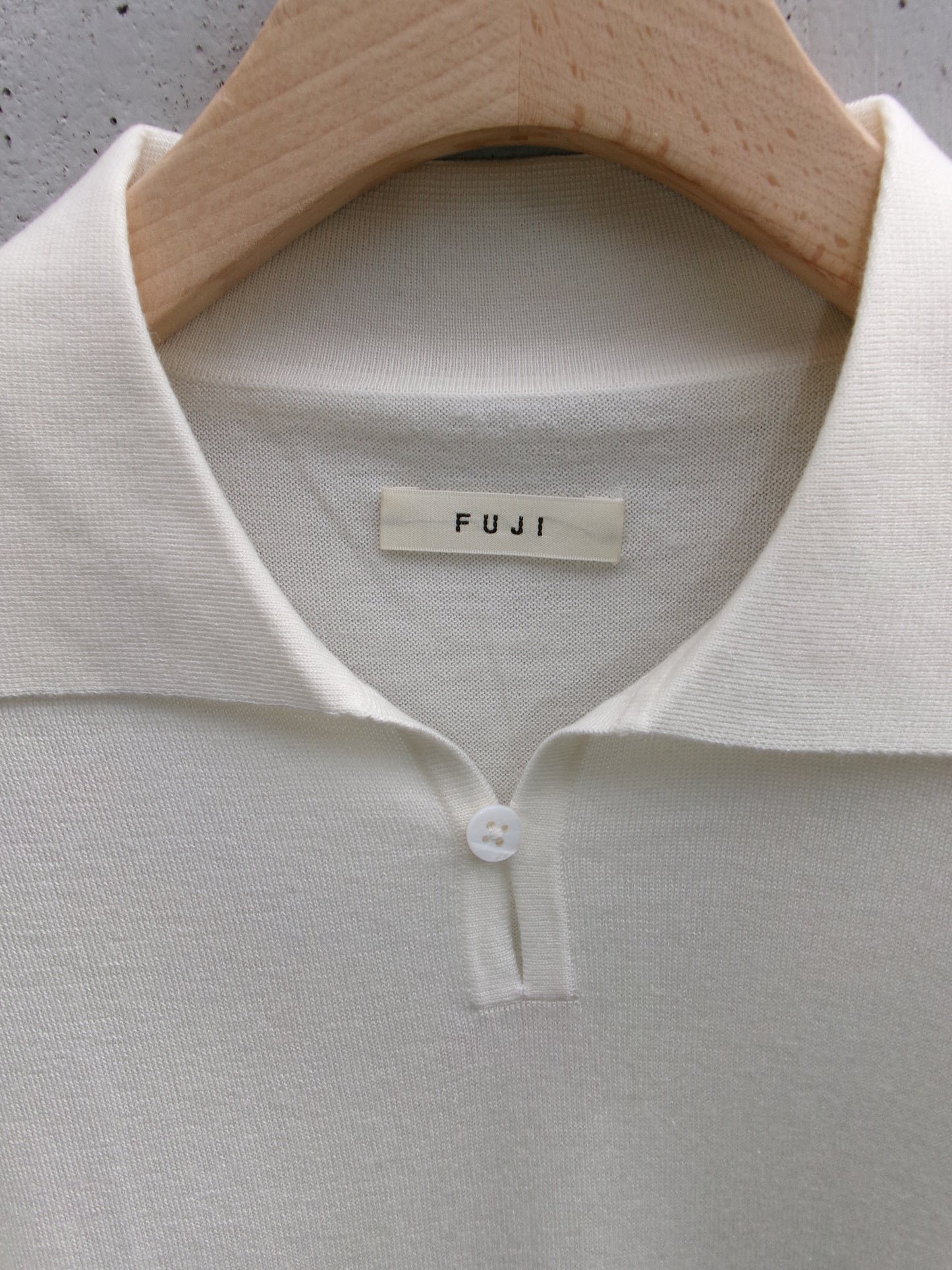 FUJI SILK CASHMERE S/S SKIPPER POLO-Men-