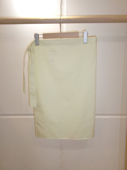 FUJI OXFORD WRAP SKIRT