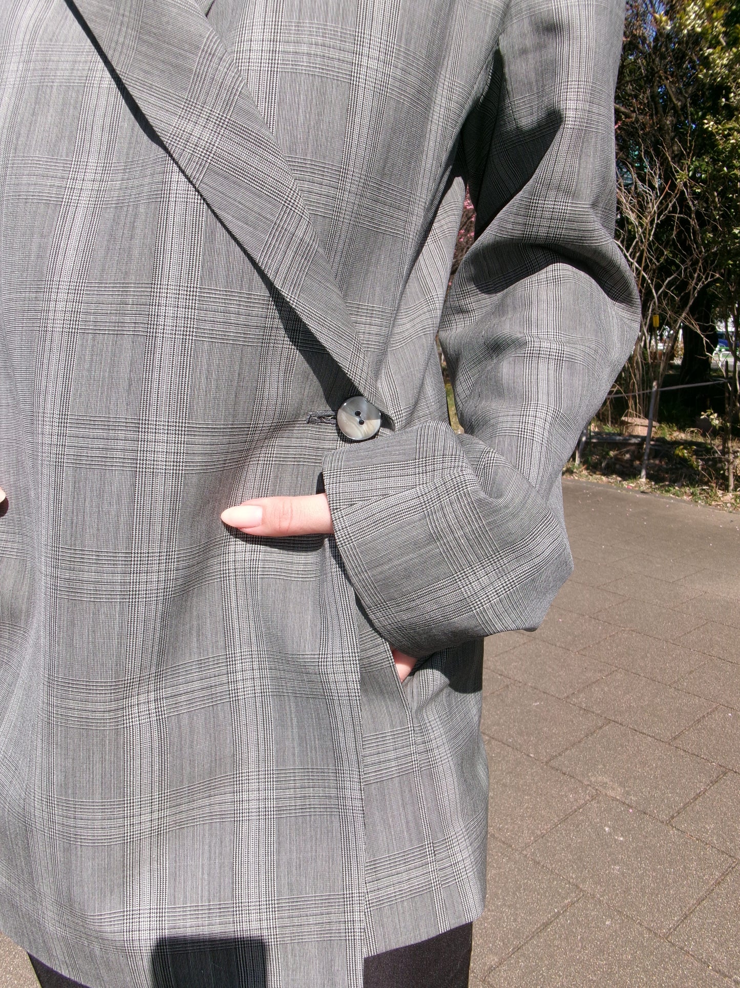 Ernie Palo Wool Check Jacket