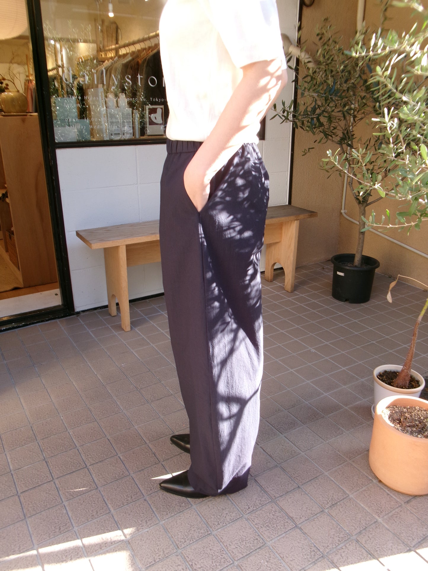FUJI COTTON BALLOON PANTS