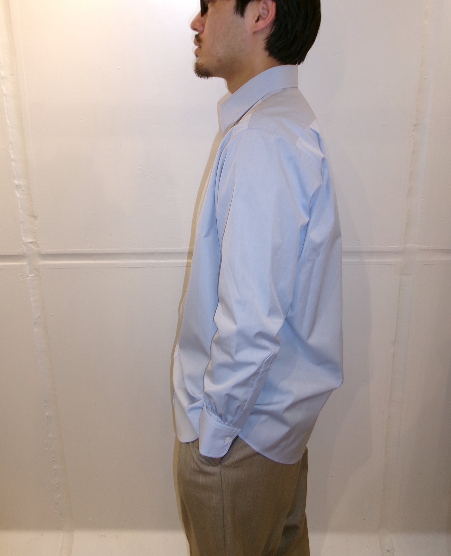 Cale Blue Regular Collar Shirt