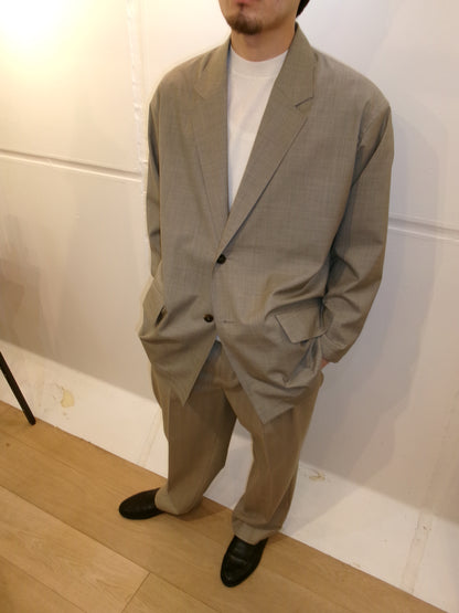 Cale Tropical Wool Tailored Jacket